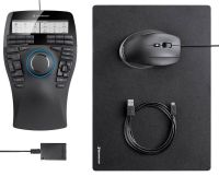 3dconnexion SpaceMouse Enterprise Kit - for ultimate 2-hand power (with extra CadMouse + CadMouse pad + 2-port USB hub)