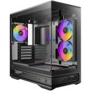 C2M ARGB B Antec C2m ARGB Compact Micro ATX Gaming Chassis - Black