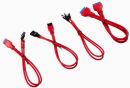 CH-CA8900246R Corsair Premium Red 30cm Sleeved Front Panel Extension Kit