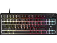 Corsair K55 Core TKL RGB Wired Gaming Membrane Keyboard with 8-zone RGB backlighting - Black