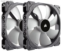 FA-140CMLx2 Corsair ML140 Black 140mm Premium Magnetic Levitation Fan -- Twin Pack