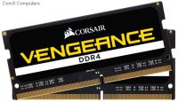ME-C4N4G26C18X2 Corsair Vengeance 8Gb(4Gb x2) DDR4-2666 (pc4-21330) CL18 1.2V Notebook Memory Module