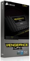ME-CD4424L14x2K Corsair Vengeance Lpx 8Gb (4Gb x 2) DDR4-2400 (pc4-19200) CL14 1.2v Desktop Memory Module with Black low-profile heatsink