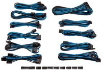 PS-CA8920157LK Corsair Blue & Black premium individually sleeved flexible paracorded modular cable Pro kit