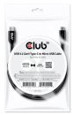 CAC-1526-CLUB3D Club 3D CAC-1526 1m USB 3.2 Gen1 Type-C to Micro USB Cable