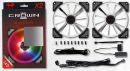 FA-140iCx2+C Inwin Crown RGB Fan x2 kit + Controller - 140x140x25mm
