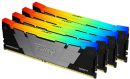 KF432C16RB2AK4/128 Kingston FURY Renegade RGB 128GB(32GB x 4) DDR4-3200 CL16 288-Pin 1.2V Desktop Memory Module