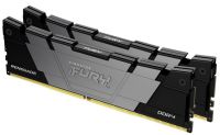 KF432C16RB2K2/16 Kingston FURY Renegade Black 16GB(8GB x 2) DDR4-3200 CL16 288-Pin 1.2V Desktop Memory Module