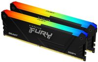 KF436C18BB2AK2/64 Kingston FURY Beast RGB 64GB(32GB x 2) DDR4-3600 CL18 288-Pin 1.2V Desktop Memory Module