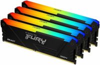 KF436C18BB2AK4/64 Kingston FURY Beast RGB 64GB(16GB x 4) DDR4 3600 CL18 288 Pin 1.2V Desktop Memory Module