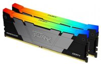 Kingston FURY Renegade RGB 16GB(8GB x 2) DDR4-4000 CL19 288-Pin 1.2V Desktop Memory Module