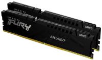 KF556C36BBEK2-128 Kingston FURY Beast Black 128GB (64GB x 2) DDR5-5600 CL36 288-Pin Desktop Memory Module
