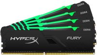 ME-KD43236RF18Q Kingston Hyper-x RGB Fury 128Gb(32Gb x 4) DDR4-3600 (pc4-28800) CL18 1.35v Desktop Memory Module