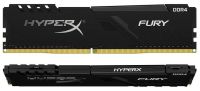 ME-KD4836F17X2K Kingston Hyper-x Fury 16Gb(8Gb x2) DDR4-3600 (pc4-28800) CL17 1.2v Desktop Memory Module with black asymmetrical heatsink