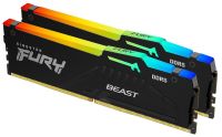 ME-KD53260R36x2 Kingston Fury Beast RGB 64Gb(32Gb x2) DDR5-6000 (PC5-48000) CL36 1.25V 288pin Desktop Memory Module