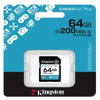 SD-64GKXCG4 Kingston Canvas Go plus 64GB SDXC SD Card