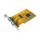 AC-Si5037D Sunix SER5037D 2-port RS-232 Universal PCI Serial Remap Board