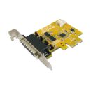 AC-Si6437PHL+S Sunix SER6437PHL 2-port RS-232 High Speed PCI Express Low Profile Board with Power Output
