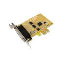 AC-Si6479HL+S Sunix MIO6479HL 2-port RS-232 &amp; 1-port Parallel High Speed PCI Express Low Profile Multi-I/O Board