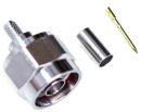 N(M)-195. Acconet N-Type (Male) Connector for ARF195 Cable