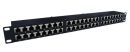 RM-PP-1U48P Acconet 48 Port RJ45 Patch Panel, 1U, Black
