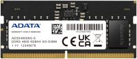 ME-A5N16V48 Adata Valueram 16GB DDR5-4800 262 pin 1.1V CL40 SO-DIMM Memory