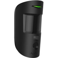 Ajax - MotionCam Jeweller - Black Wireless Indoor Motion Detector with photo camera