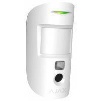 Ajax - MotionCam Jeweller - White Wireless Indoor Motion Detector with photo camera