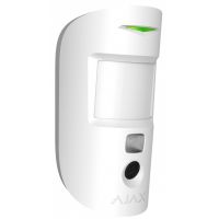 Ajax - MotionCam (PhOD) Jeweller - White Wireless motion deteror with photo on demand and by alarm
