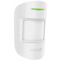 Ajax - MotionProtect Plus - White Wireless Pet Immune Indoor Motion Detector + Thermal Filter Tech