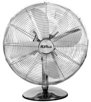 ACS211 Alva Air 30cm Chrome Metal Desktop Fan