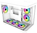 AQUARONXCURVE258WHT Armaggeddon Aquaron X-Curve 285 MicroATX Gaming Case - White