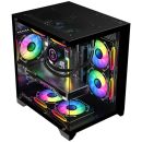 AQUARONWIBOBLK Armaggeddon Aquaron WiBO Micro-ATX Gaming Case - Black