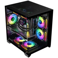 Armaggeddon Aquaron WiBO Micro-ATX Gaming Case - Black