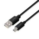 A33515-B Astrum UC115 Black USB 2.0 to Mini USB Charge & Sync 1.5m Cable