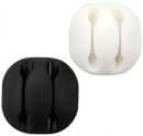 A71004-B Astrum CO040 Black &amp; White Cable Organizer Clips