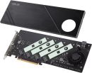 ASUS HYPER M.2 X16 GEN5 CARD Asus Hyper M.2 x16 Gen5 card (PCI-e 5.0/4.0), 4x M.2 slots