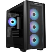 Asus A21 Plus TG ARGB Micro-ATX Case - Black