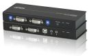 CE604 Aten CE604 USB DVI Dual View Cat 5 KVM Extender