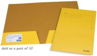 B340800006 Bantex A4 Flap Document Folder - Pack Of 10