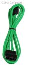 PS-BAM1SA45G Bitfenix alchemy multisleeved cable - 45cm - 1x 4pin Molex to 1x SATA power cable - Green