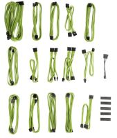 BitFenix PSU Kit, Full set of cables, Nvida Green
