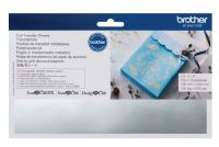 Brother CAFTSSIL1 - foil transfer sheets, 4x 4" x 8" sheets, Silver