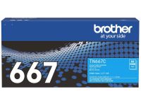 TN-667C Brother TN-667C Ultra High Yield Cyan Laser Toner Cartridge
