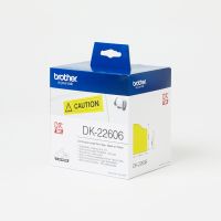 DK22606 Brother DK-22606 Yellow Vinyl Film (62mm x 15.24m)