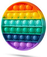 Casey Pop It Bubble Circle Fidget – Rainbow