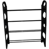 Casey Nordic Wind Black 4 Tier 12 Shoes Stackable Rack
