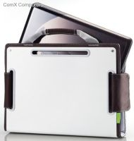 CHoiiX C-MB02-C1 silver / brown 12"-13" notebook ergonomic metal sleeve with handle