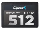SSD-CIPH-CX512GB CipherX CX512 Pro 512GB 2.5" SATA3 6Gb/s Solid State Drive