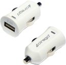 IPA2400CAR Cirago Super Car Charger with 2.4A boost for All phones / Ipads - White